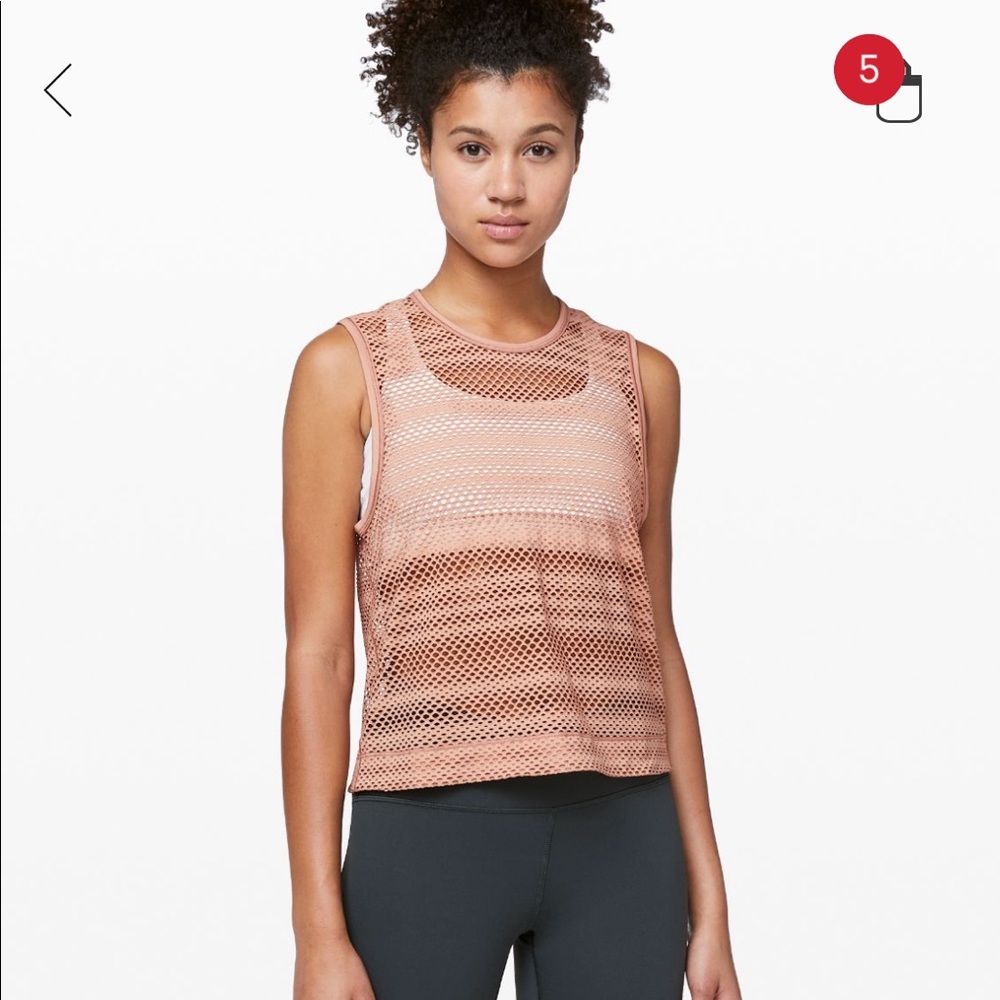 LULULEMON SWEAT YOUR HEART OUT TANK TOP